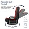 Best Choice Products 360-Degree Swivel Gaming Floor Chair w/ Armrest Handles, Foldable Adjustable Back